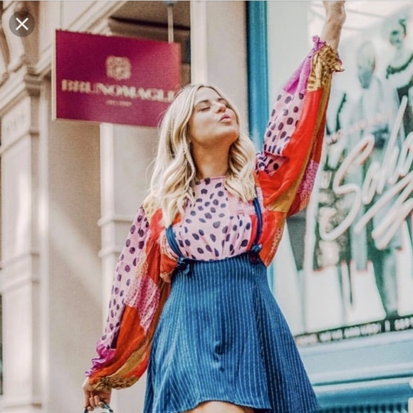 Anthropologie Eclectic Peasant Blouse by Bl-nk - Picture 4 of 8